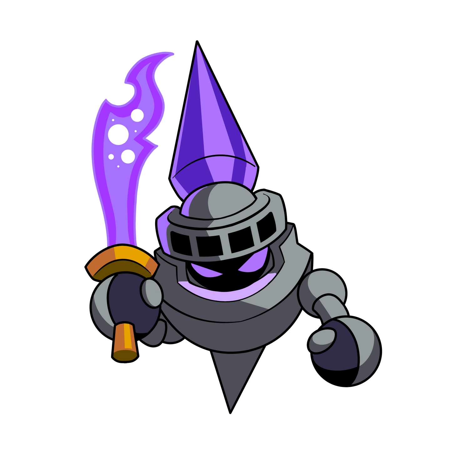 Swordy Virus Enamel Pin – MegaMan Battle Network Fan Collectible