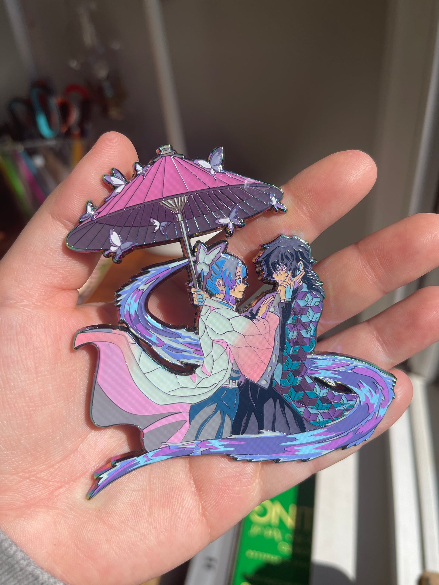 WATER & BUTTERFLY SWORDSMAN. 4INCH. PWI