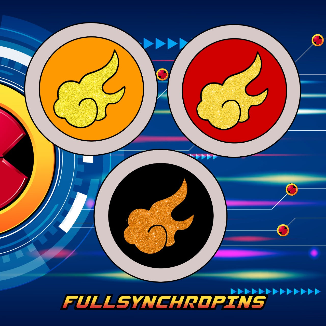 Heatman / Torch Man / Flame Man Navi emblem