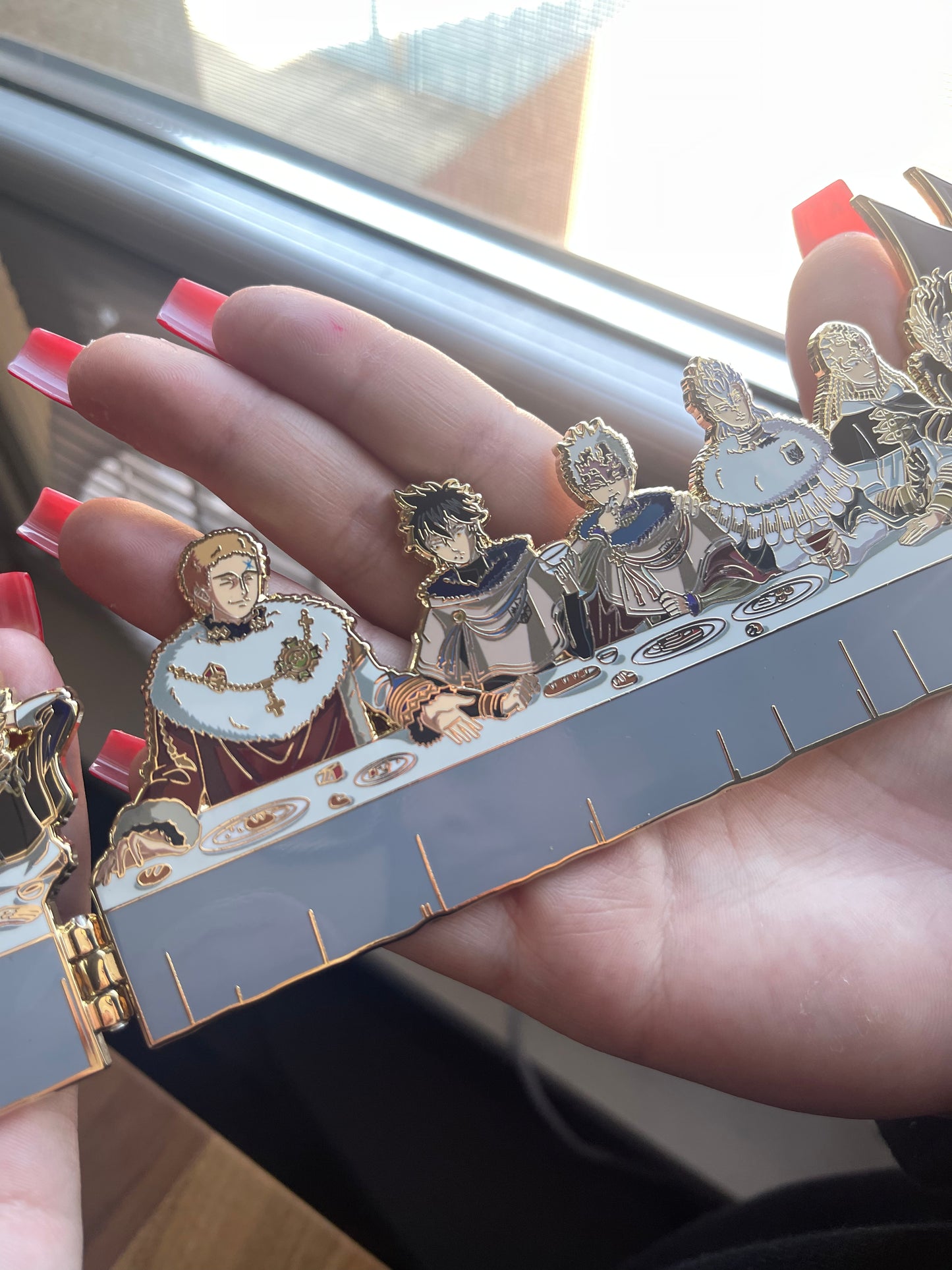 LAST SUPPER black clover 12 inch pin