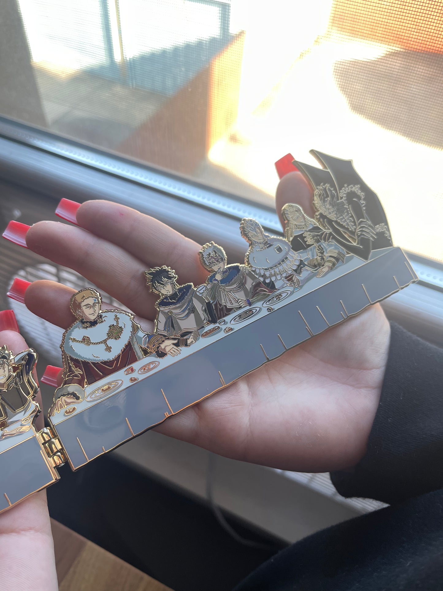 LAST SUPPER black clover 12 inch pin