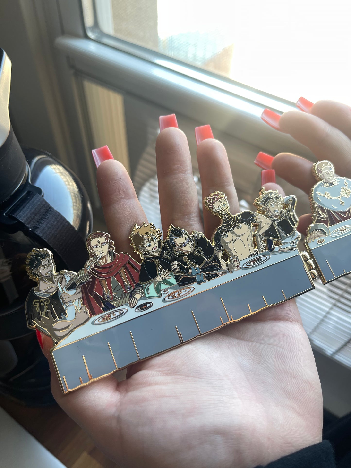 LAST SUPPER black clover 12 inch pin