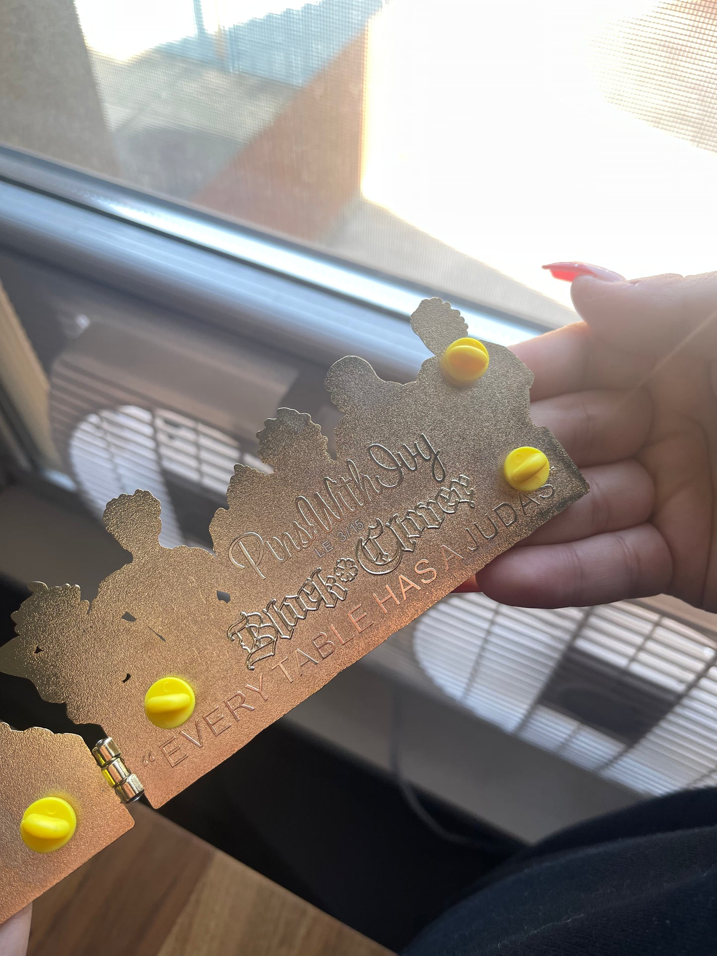 LAST SUPPER black clover 12 inch pin