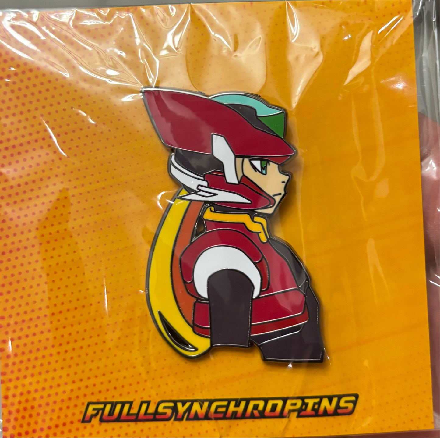 Mega Man Zero Enamel Pin – 2” Hard Enamel Collectible | Red, Orange & Yellow Armor Variants