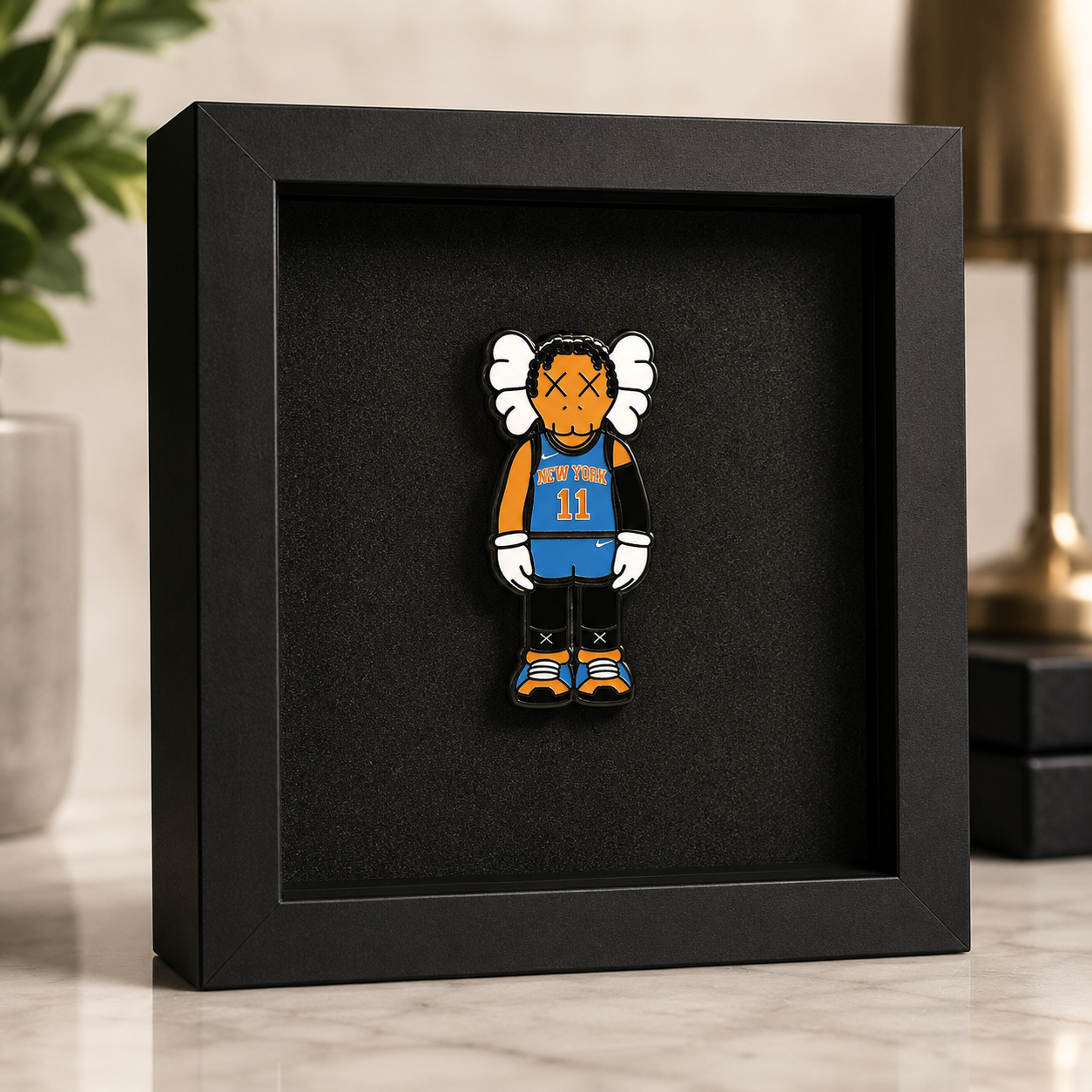 Kaws enamel pin