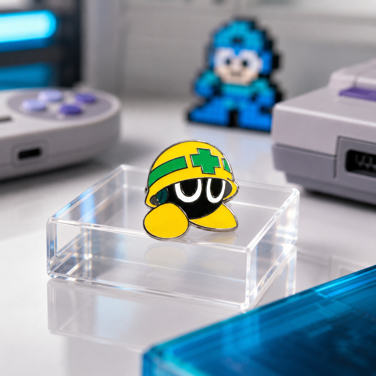 Mettaur MegaMan Battle Network Virus Enamel Pin Set