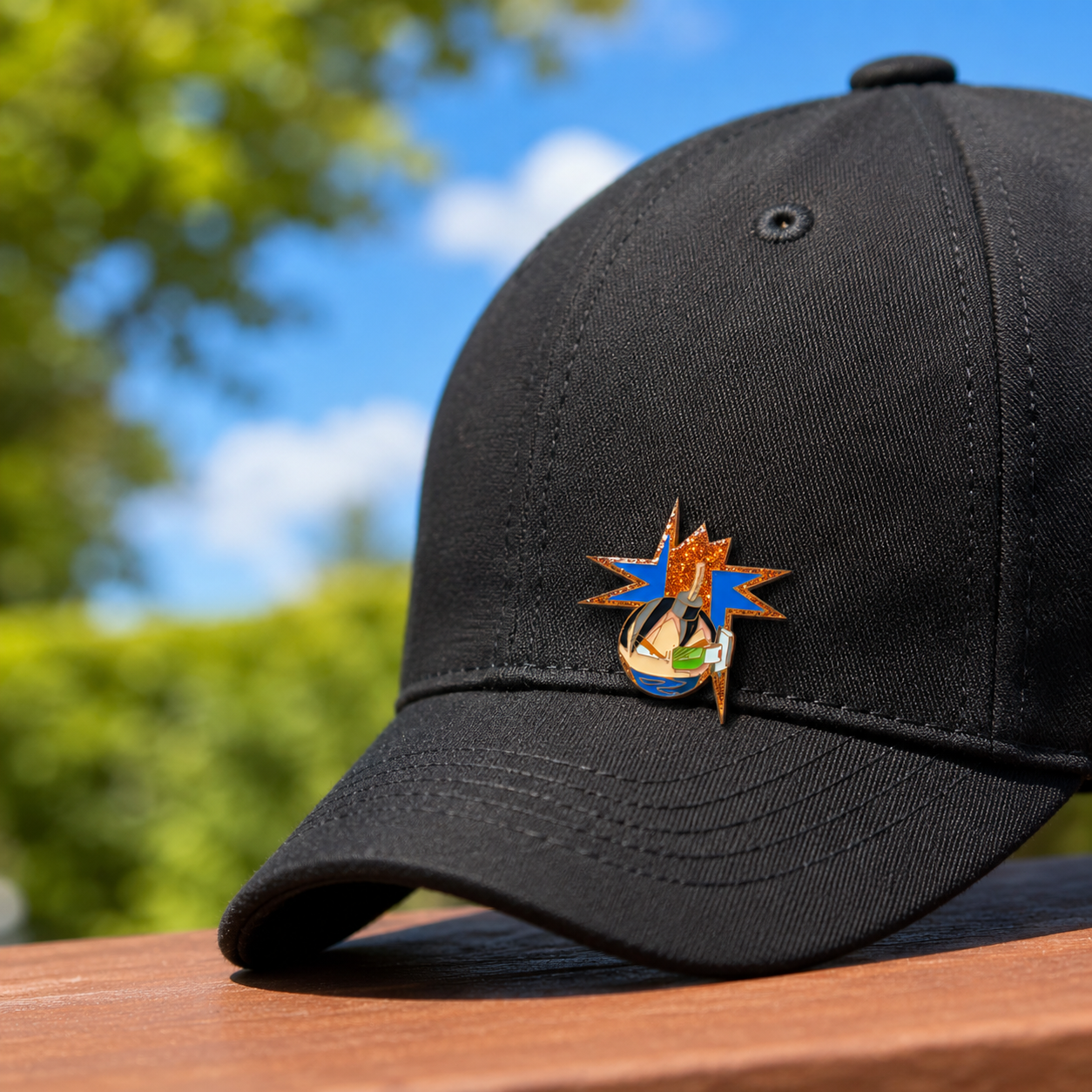 Goku Bomb Hat Pin | Dragon Ball Anime Enamel Pin