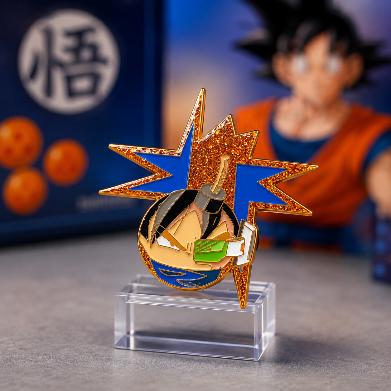 Goku Bomb Hat Pin | Dragon Ball Anime Enamel Pin