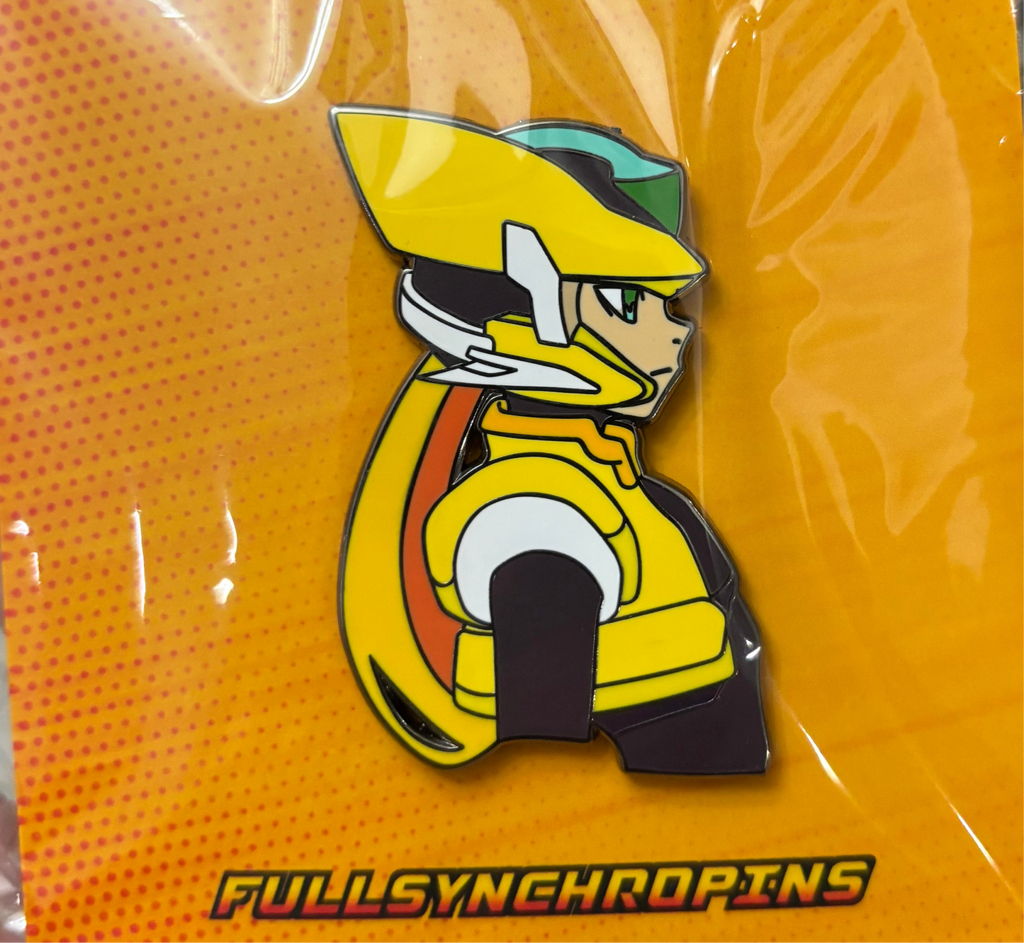 Mega Man Zero Enamel Pin – 2” Hard Enamel Collectible | Red, Orange & Yellow Armor Variants