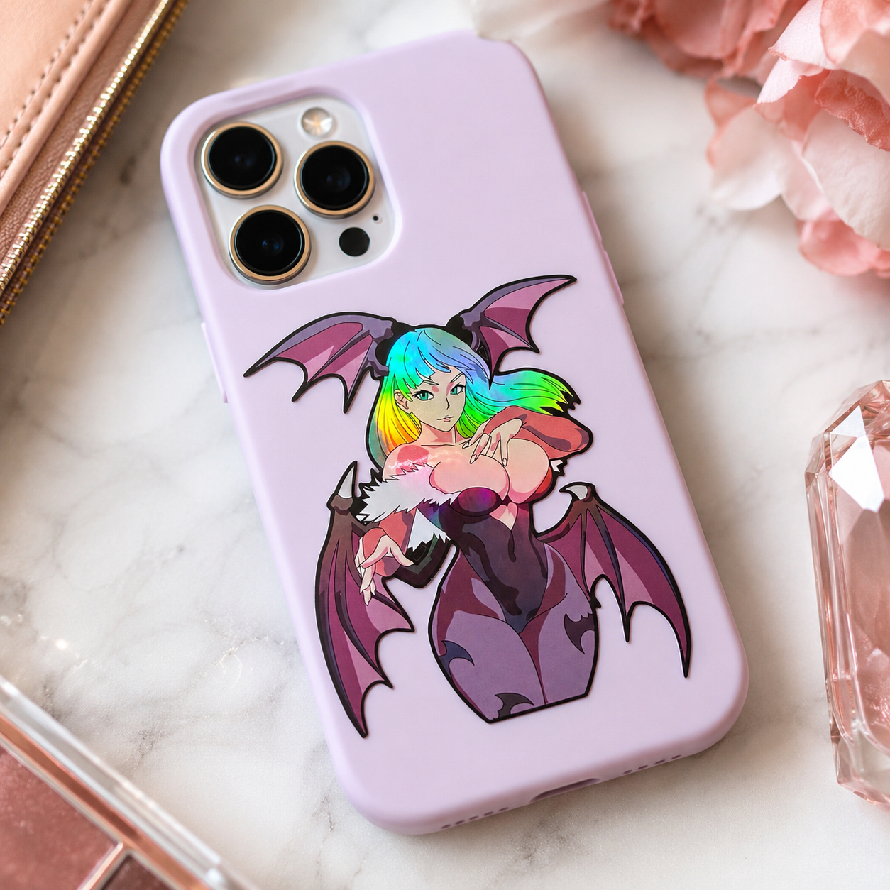 Morrigan vinyl decal for phone case, laptop, notebook, and water bottle decoration