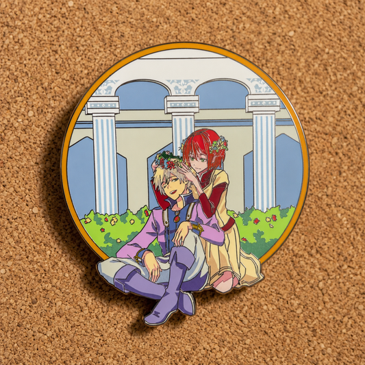 Snow white with the red hair anime pin