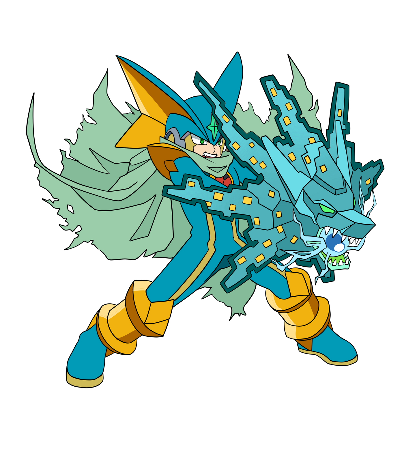 Bass.EXE MegaMan Battle Network 3 Inch Enamel Pin