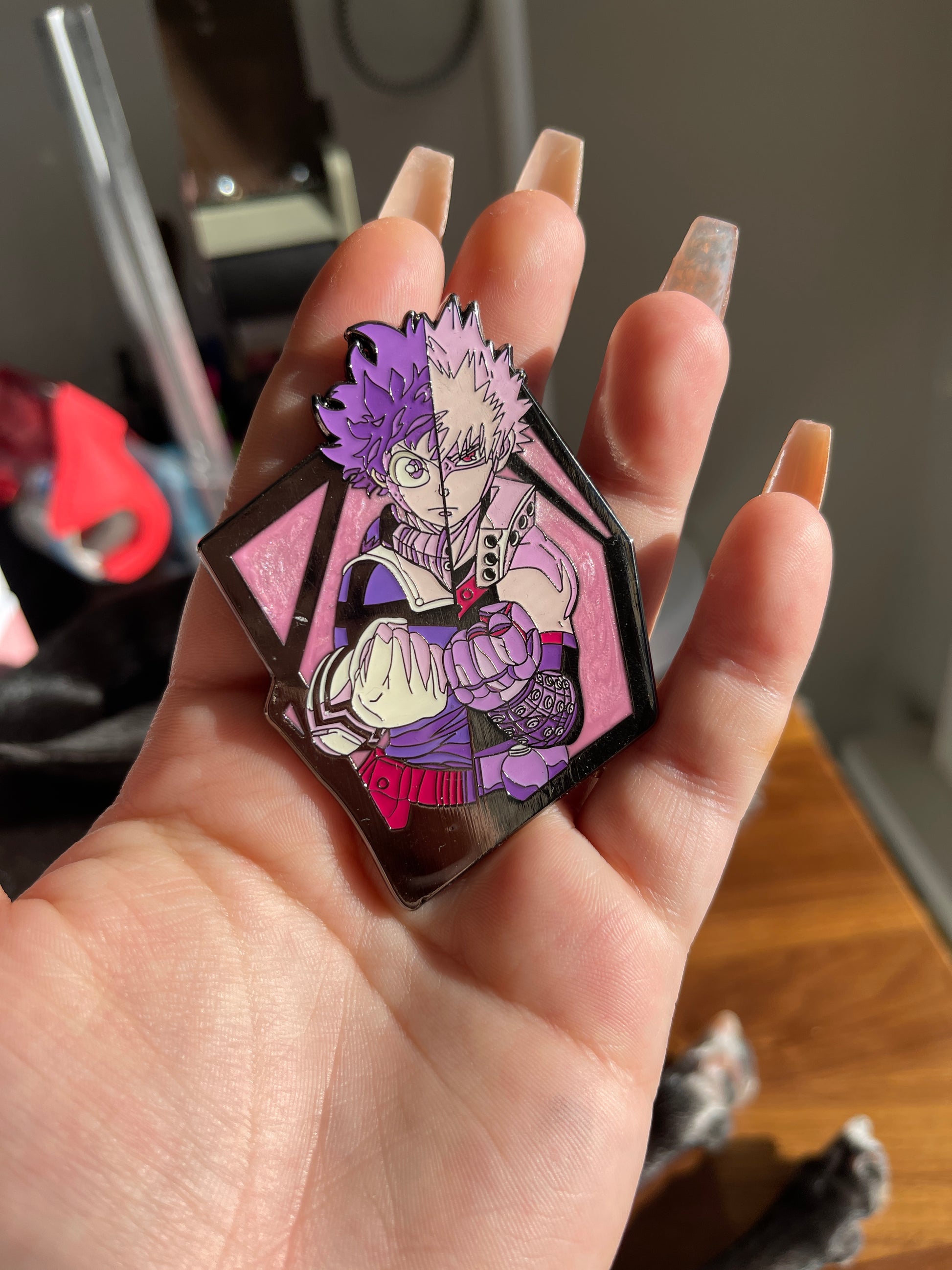 Deku Midori anime enamel pin